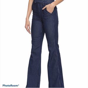 90’s Look Striped Trouser Size 4 season trend denim